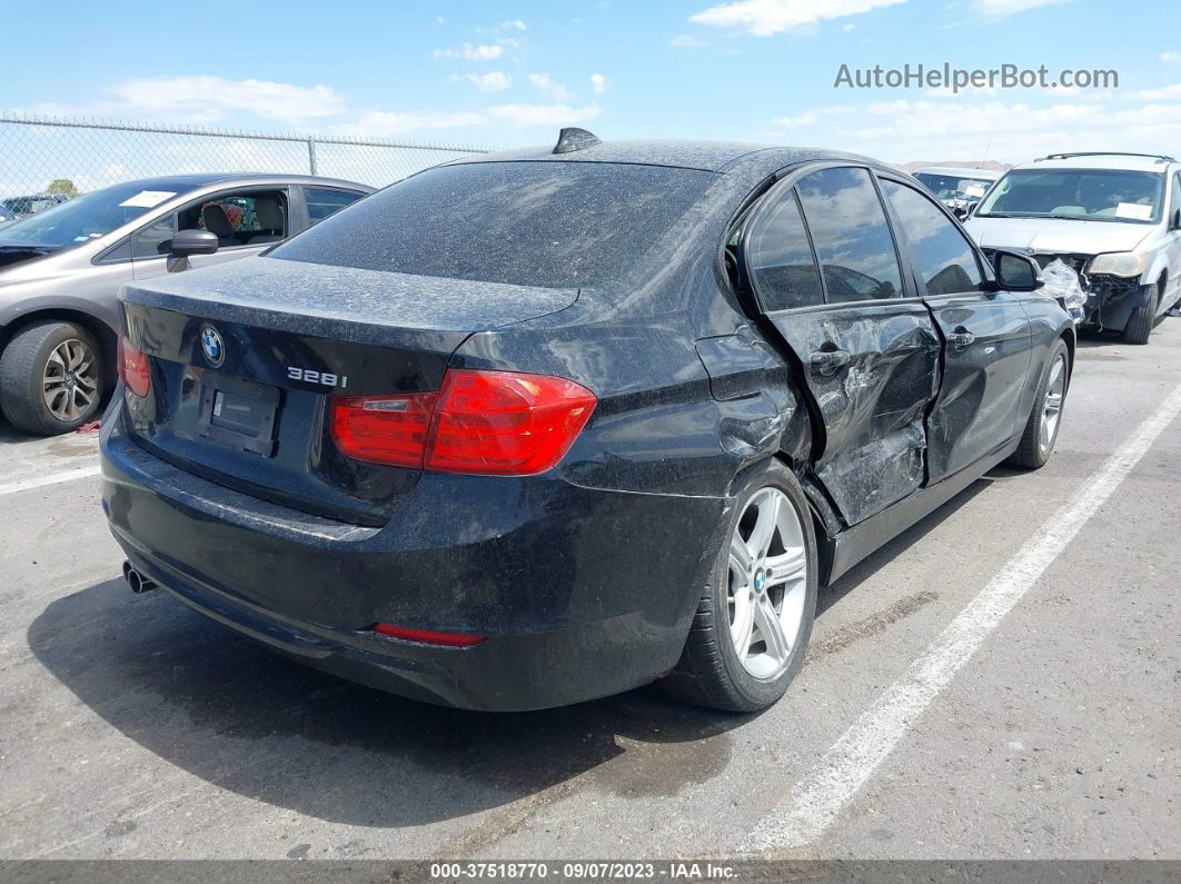 2015 Bmw 328i Черный vin: WBA3A5G59FNS85525