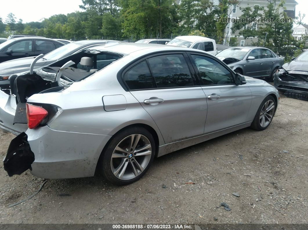 2012 Bmw 3 Series 328i Silver vin: WBA3A5G5XCNP17230