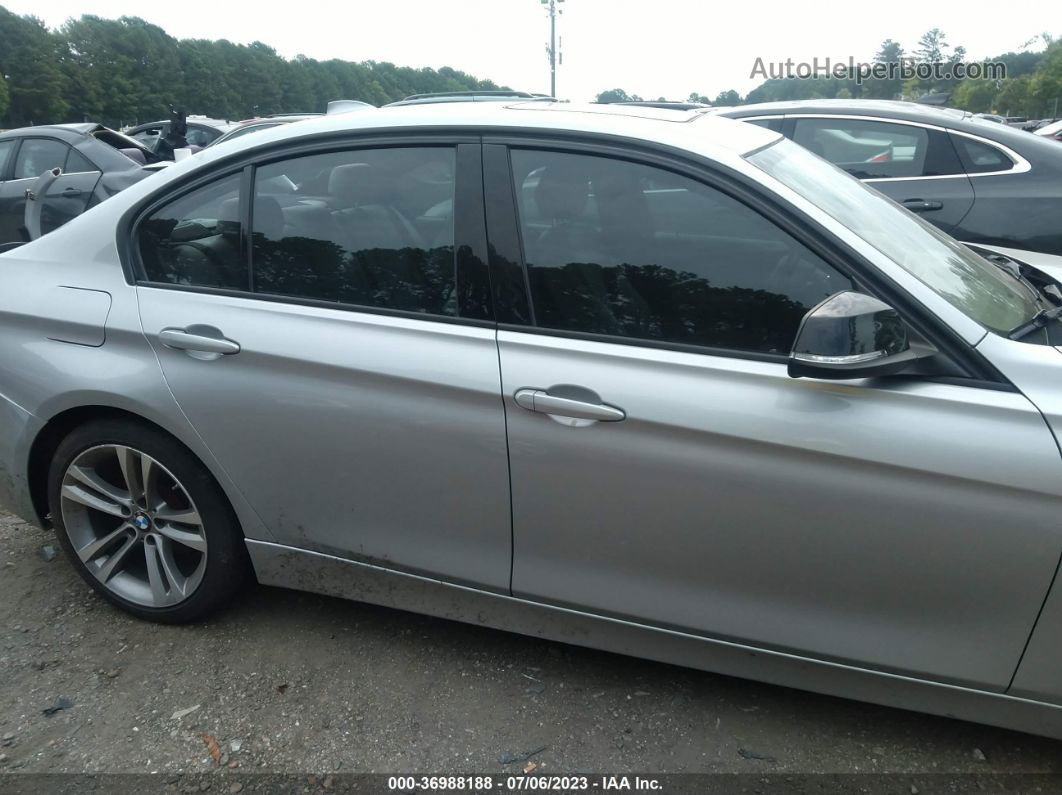 2012 Bmw 3 Series 328i Silver vin: WBA3A5G5XCNP17230