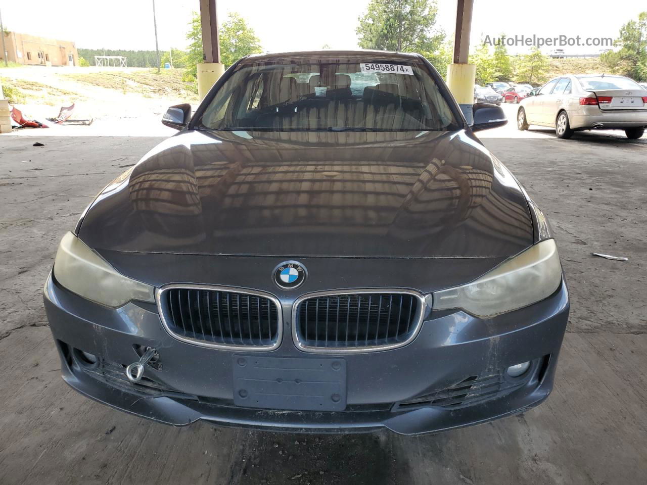 2013 Bmw 328 I Gray vin: WBA3A5G5XDNP25149