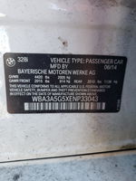 2014 Bmw 328 I White vin: WBA3A5G5XENP33043