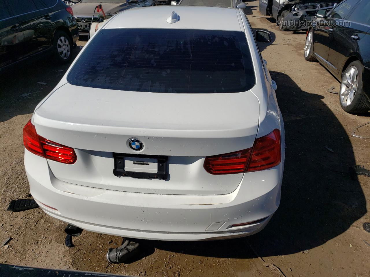 2014 Bmw 328 I White vin: WBA3A5G5XENP34080
