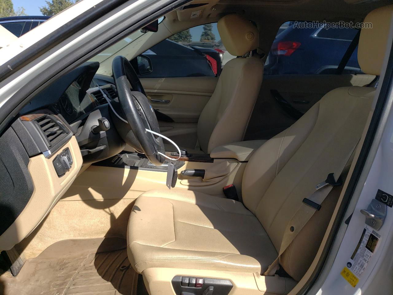 2014 Bmw 328 I White vin: WBA3A5G5XENP34080