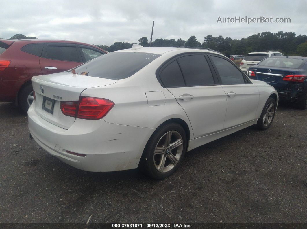 2015 Bmw 328i White vin: WBA3A5G5XFNS84853