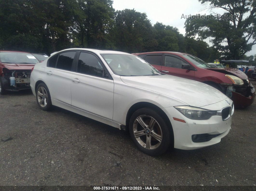 2015 Bmw 328i White vin: WBA3A5G5XFNS84853