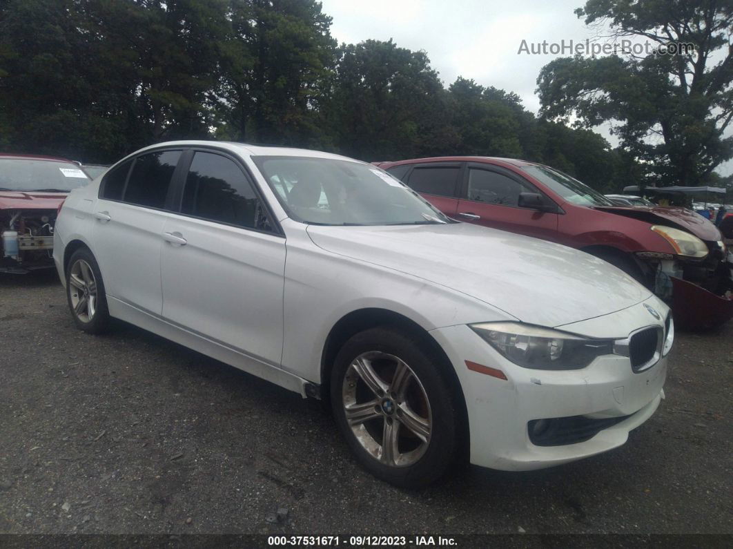 2015 Bmw 328i White vin: WBA3A5G5XFNS84853