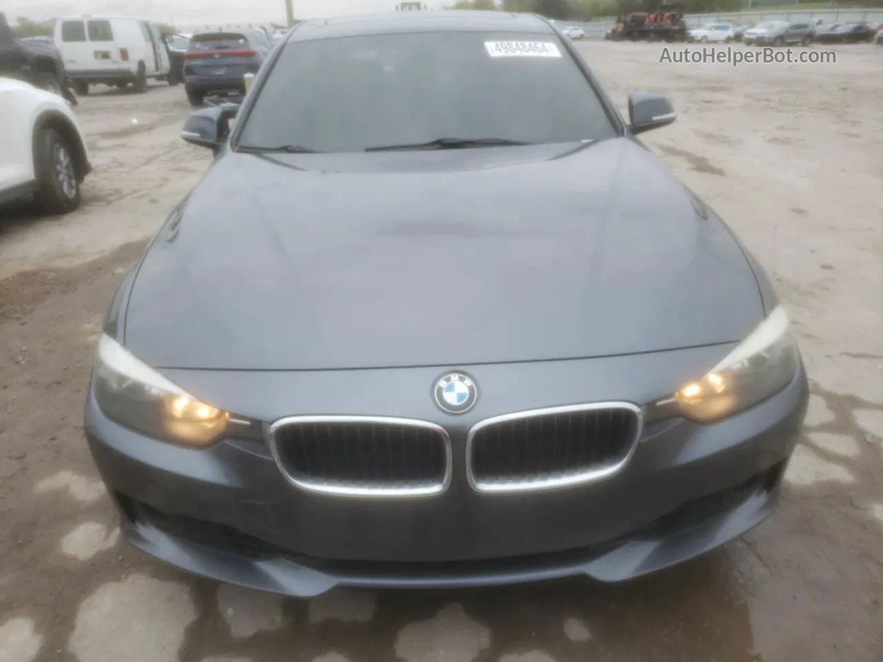 2015 Bmw 328 I Gray vin: WBA3A5G5XFNS87106