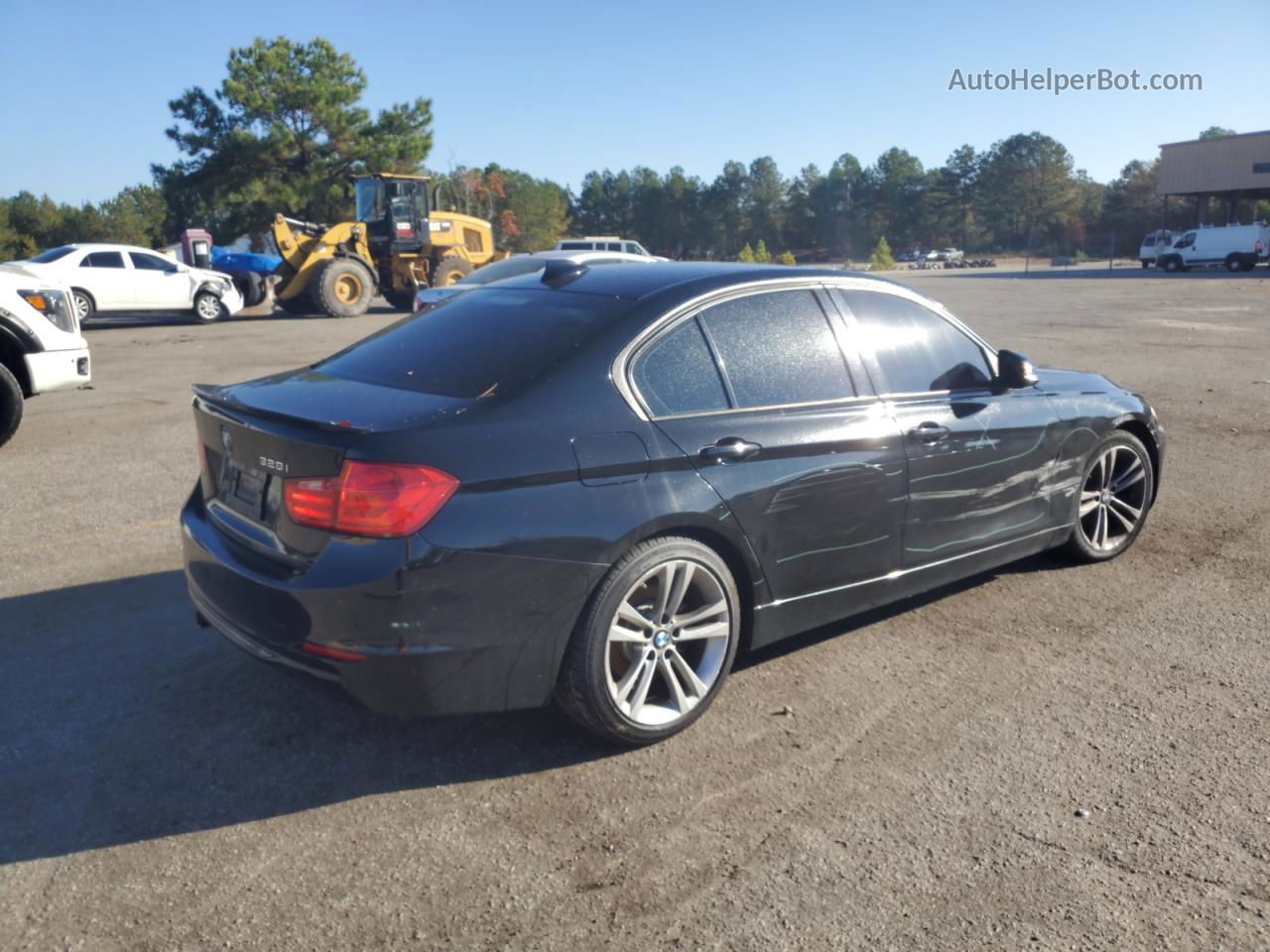 2015 Bmw 328 I Черный vin: WBA3A5G5XFNS88711