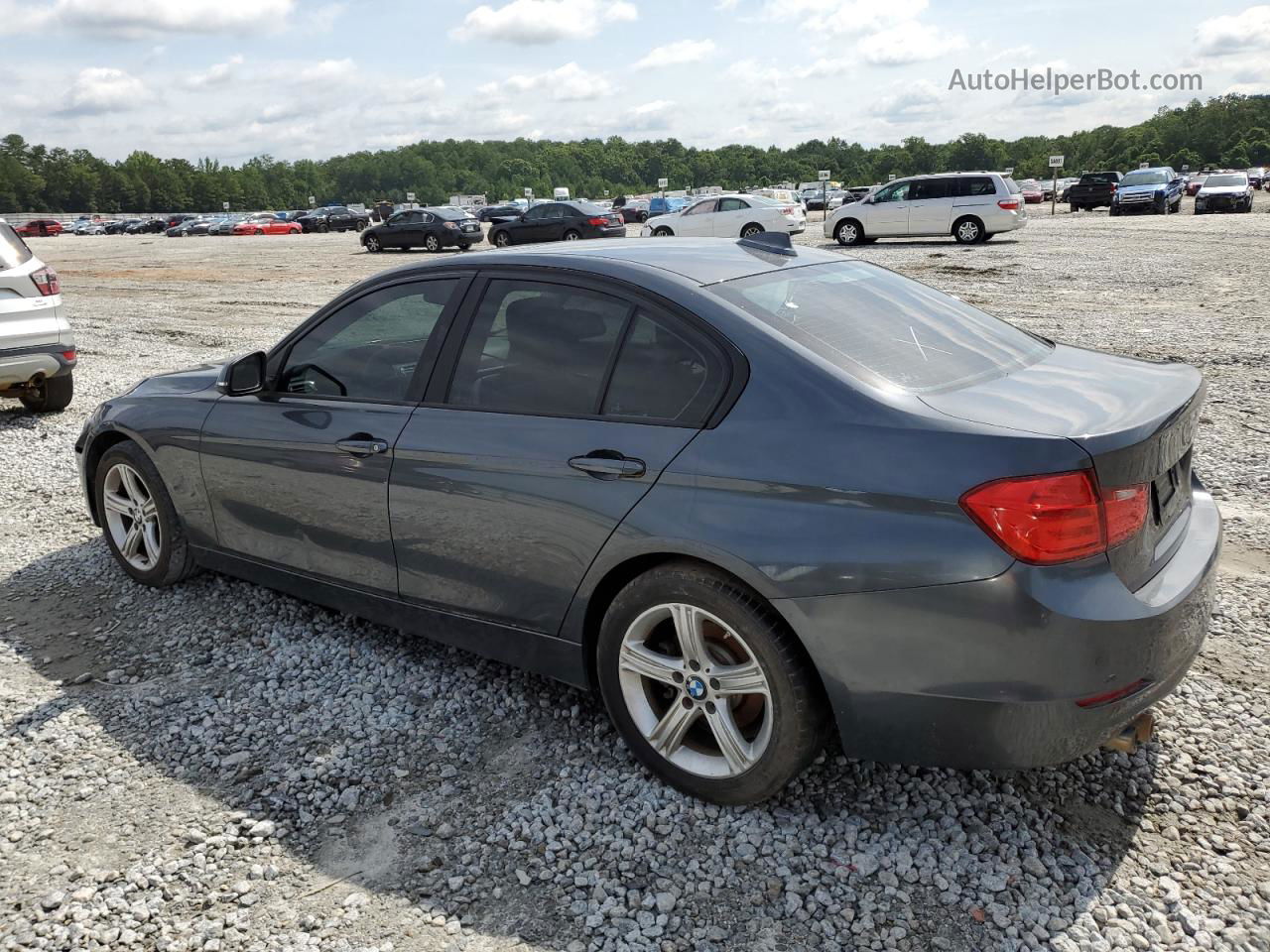 2015 Bmw 328 I Gray vin: WBA3A5G5XFNS89485