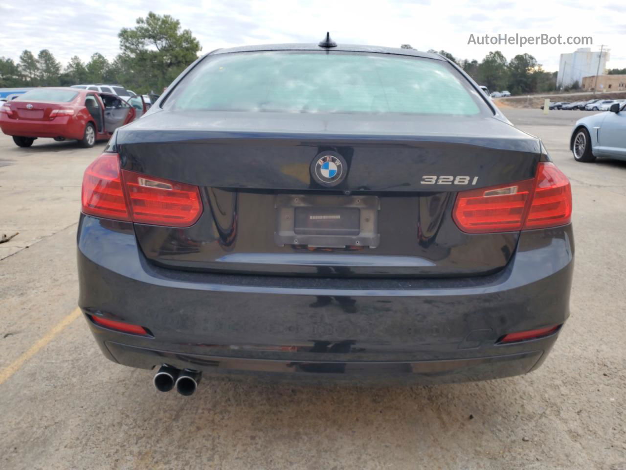 2015 Bmw 328 I Black vin: WBA3A5G5XFNS91642