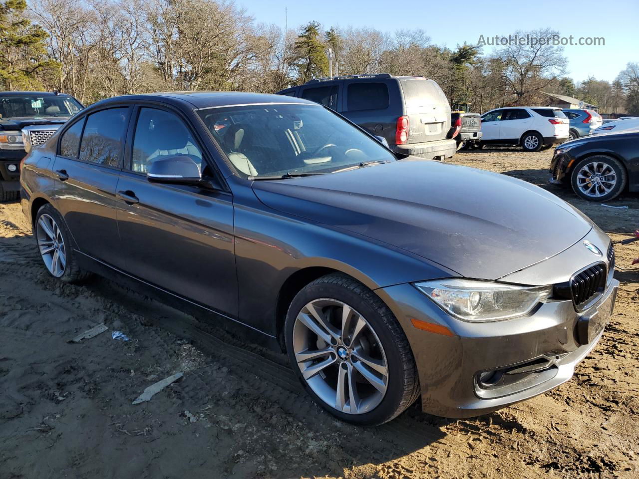 2012 Bmw 335 I Charcoal vin: WBA3A9C51CF269905