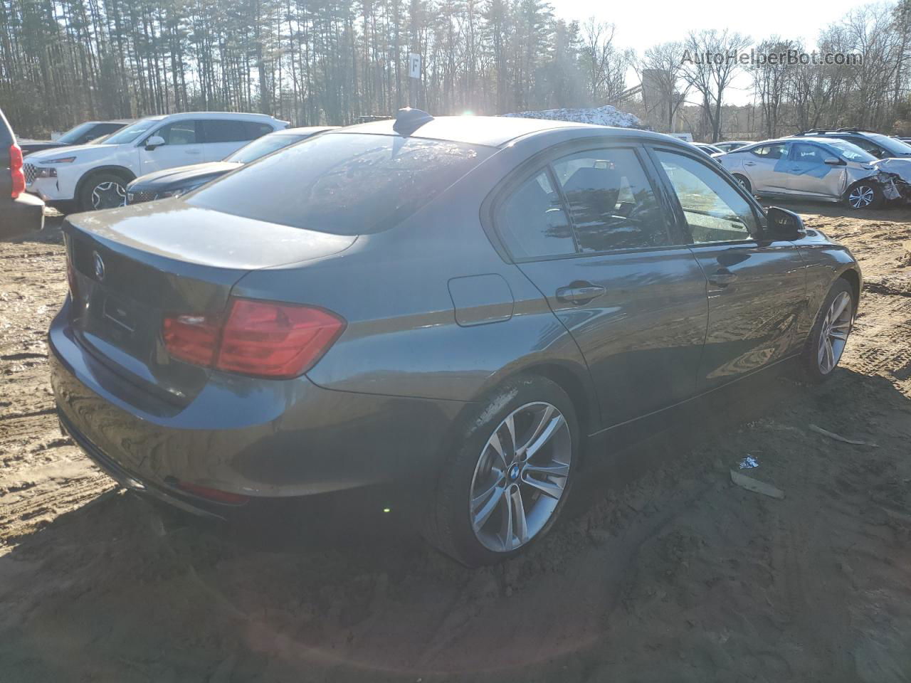 2012 Bmw 335 I Charcoal vin: WBA3A9C51CF269905