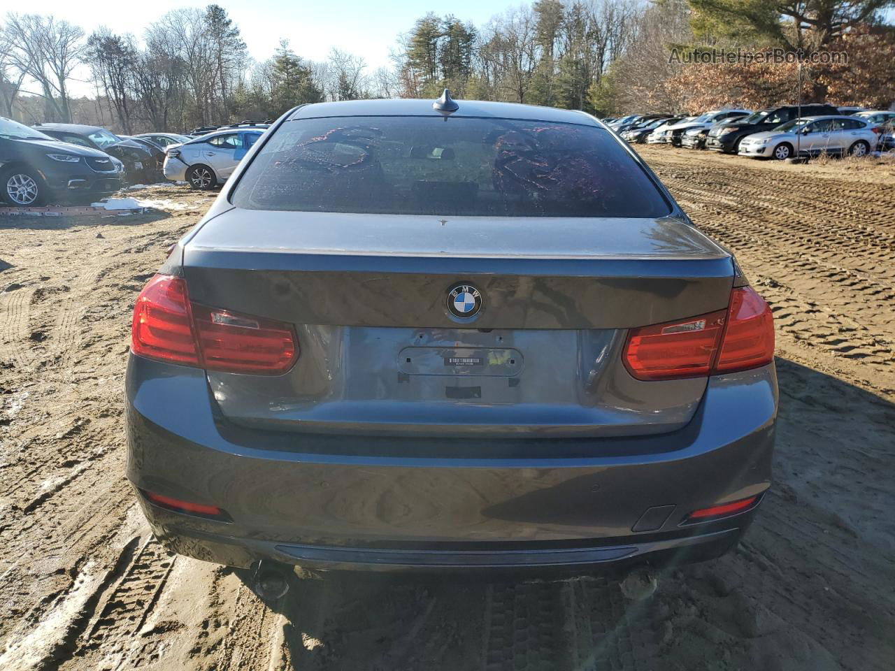 2012 Bmw 335 I Charcoal vin: WBA3A9C51CF269905