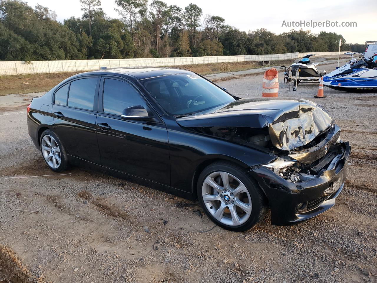 2013 Bmw 335 I Black vin: WBA3A9C51DF477476