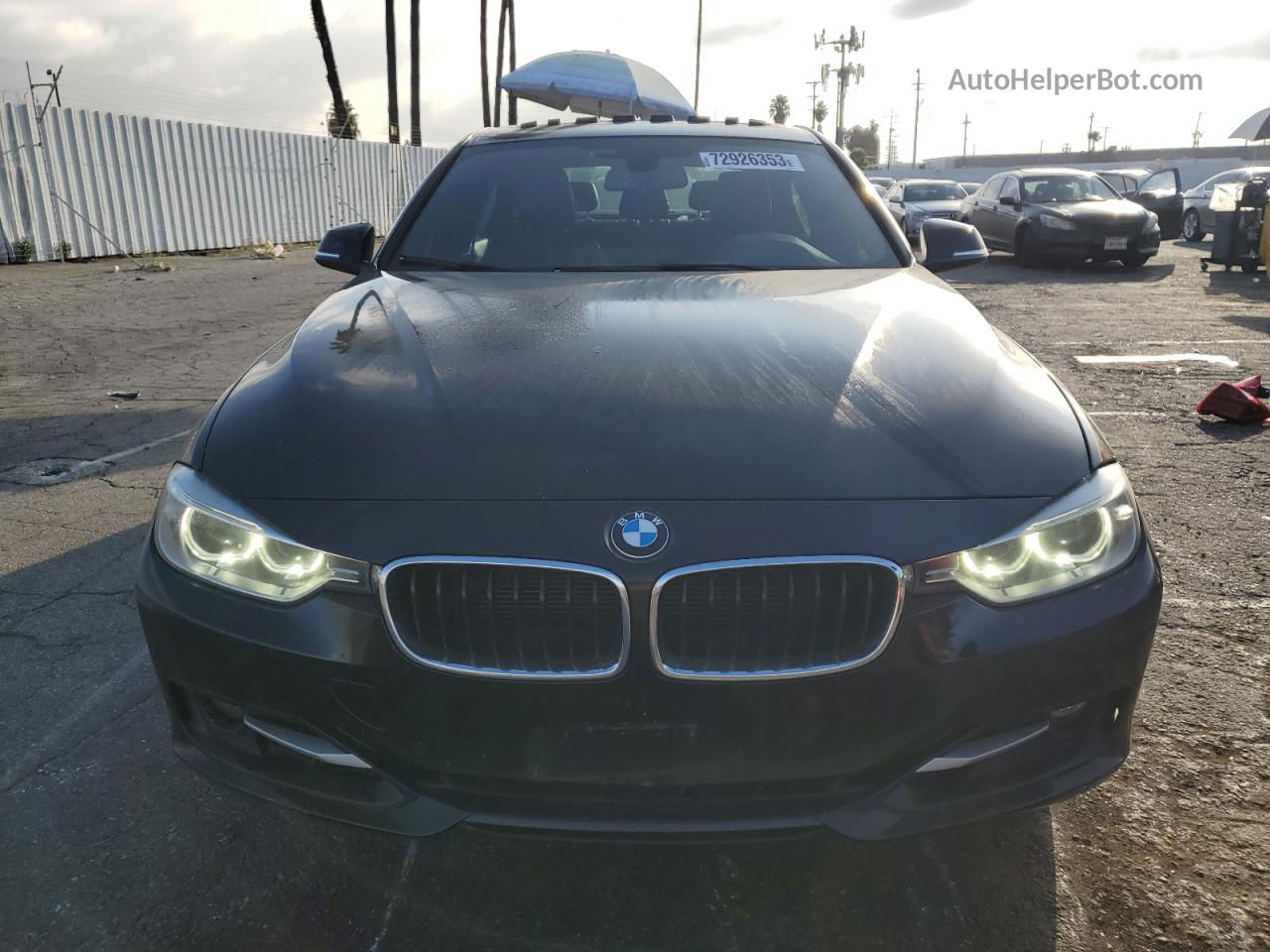 2014 Bmw 335 I Black vin: WBA3A9C51EF478354