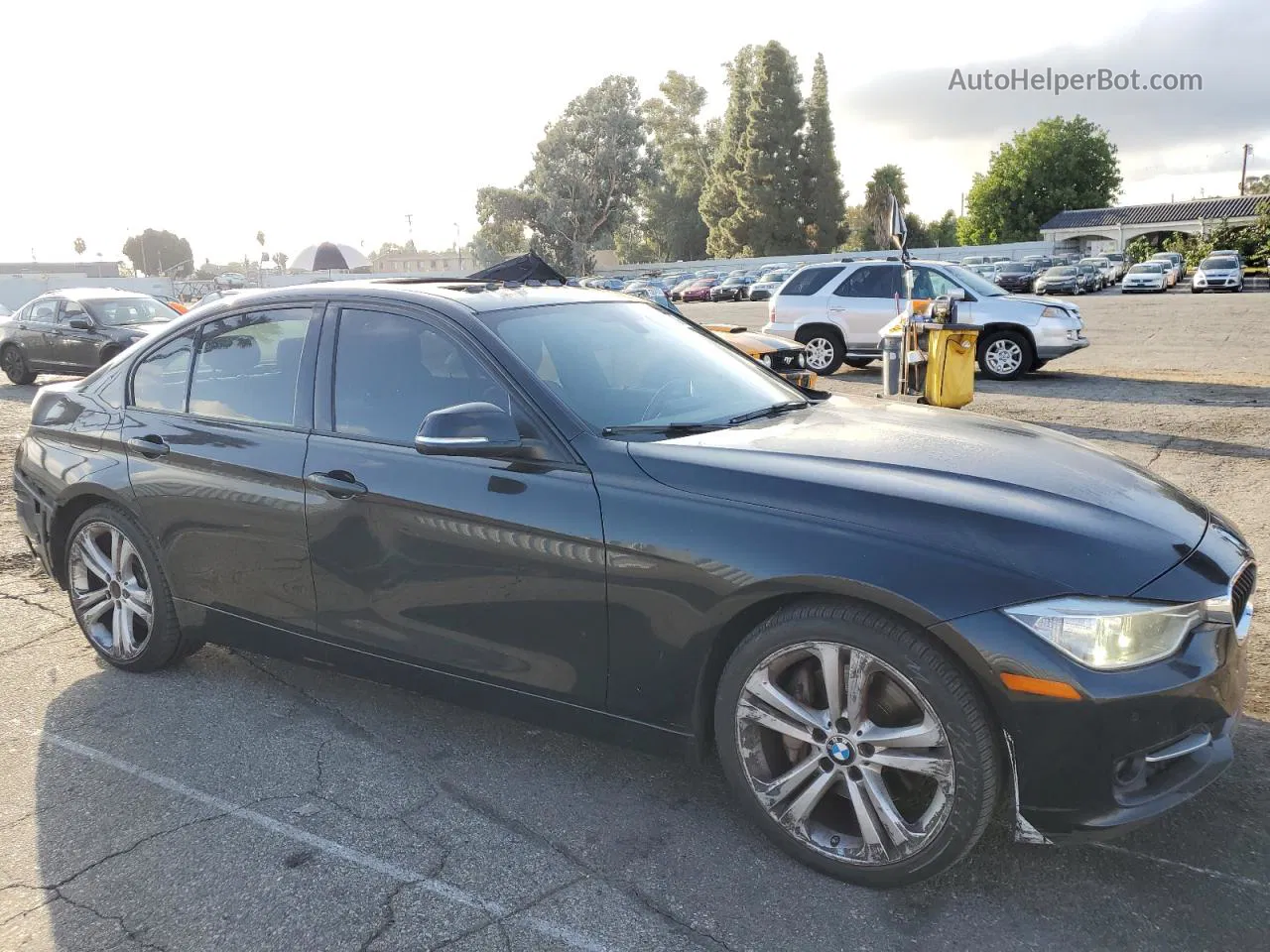 2014 Bmw 335 I Black vin: WBA3A9C51EF478354