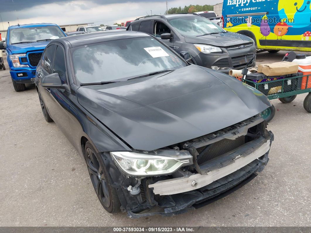 2012 Bmw 3 Series 335i Black vin: WBA3A9C52CF269895