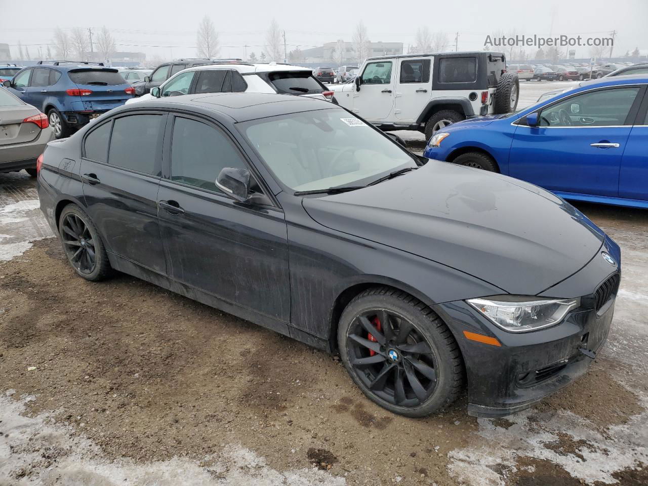 2012 Bmw 335 I Black vin: WBA3A9C52CF270674