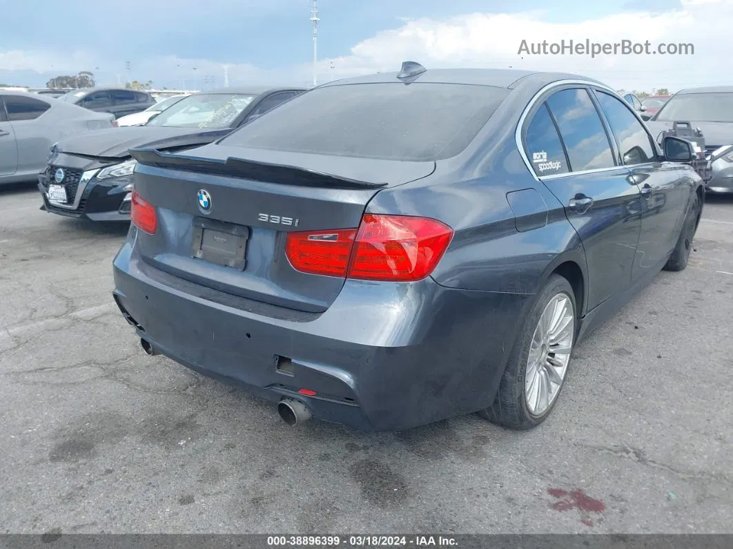 2014 Bmw 335i   Gray vin: WBA3A9C52EF478234