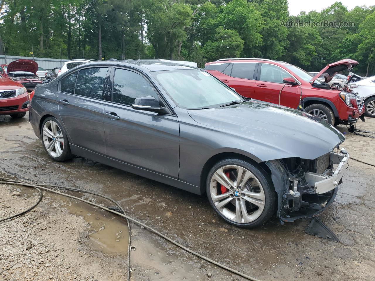 2012 Bmw 335 I Gray vin: WBA3A9C53CF269842