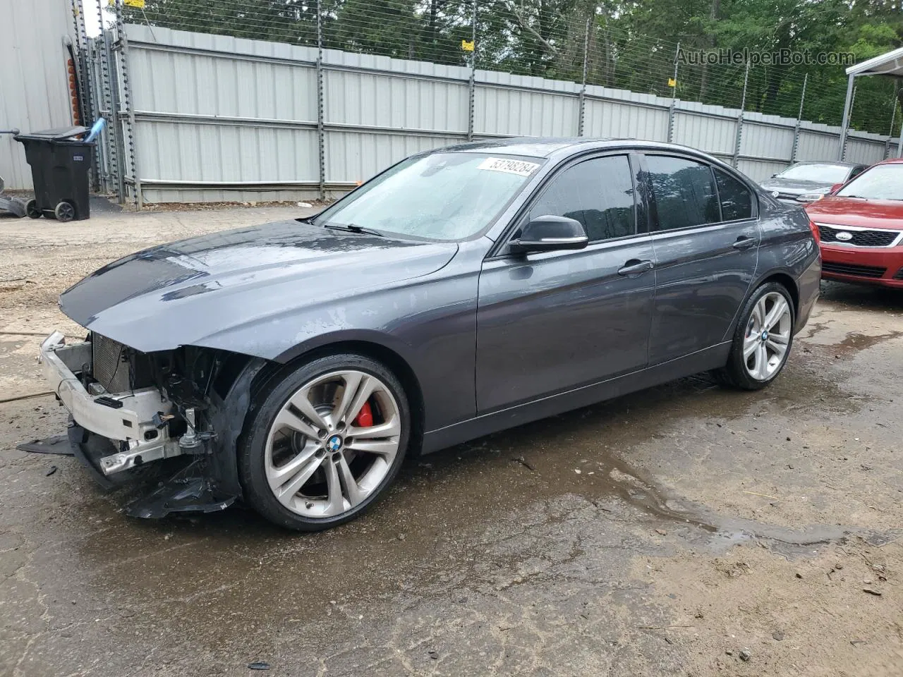 2012 Bmw 335 I Gray vin: WBA3A9C53CF269842