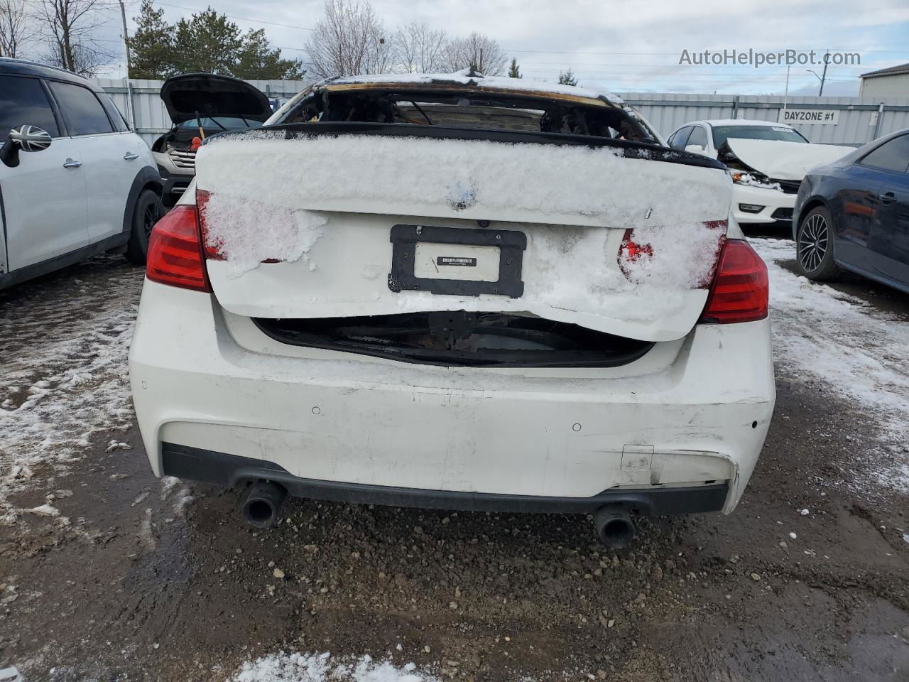 2013 Bmw 335 I Burn vin: WBA3A9C53DF475664