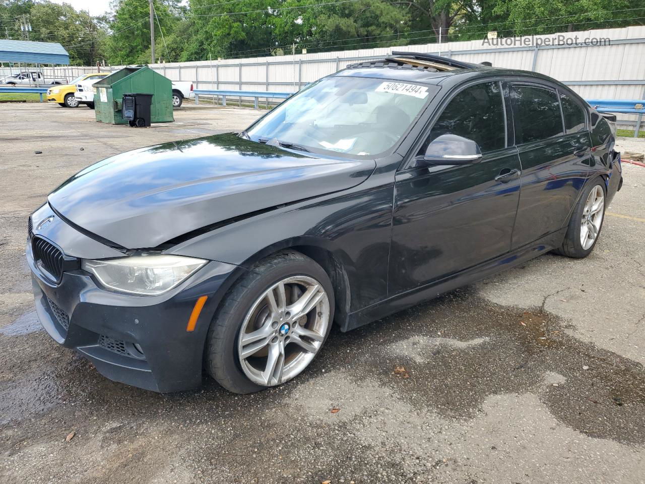 2015 Bmw 335 I Black vin: WBA3A9C53FKW74174