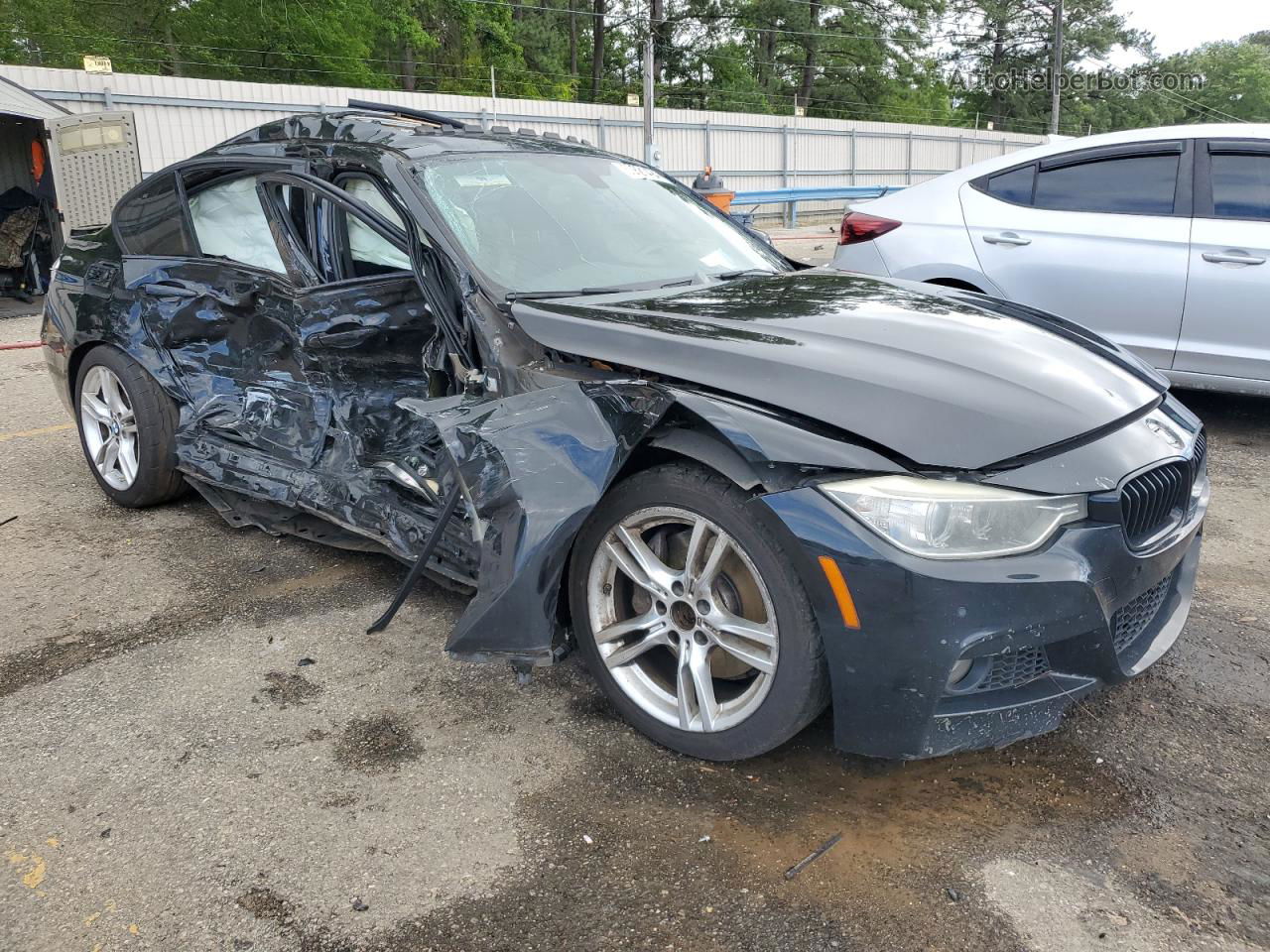 2015 Bmw 335 I Black vin: WBA3A9C53FKW74174