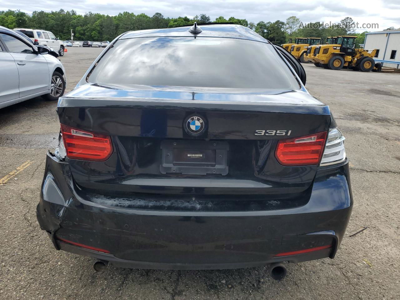 2015 Bmw 335 I Black vin: WBA3A9C53FKW74174