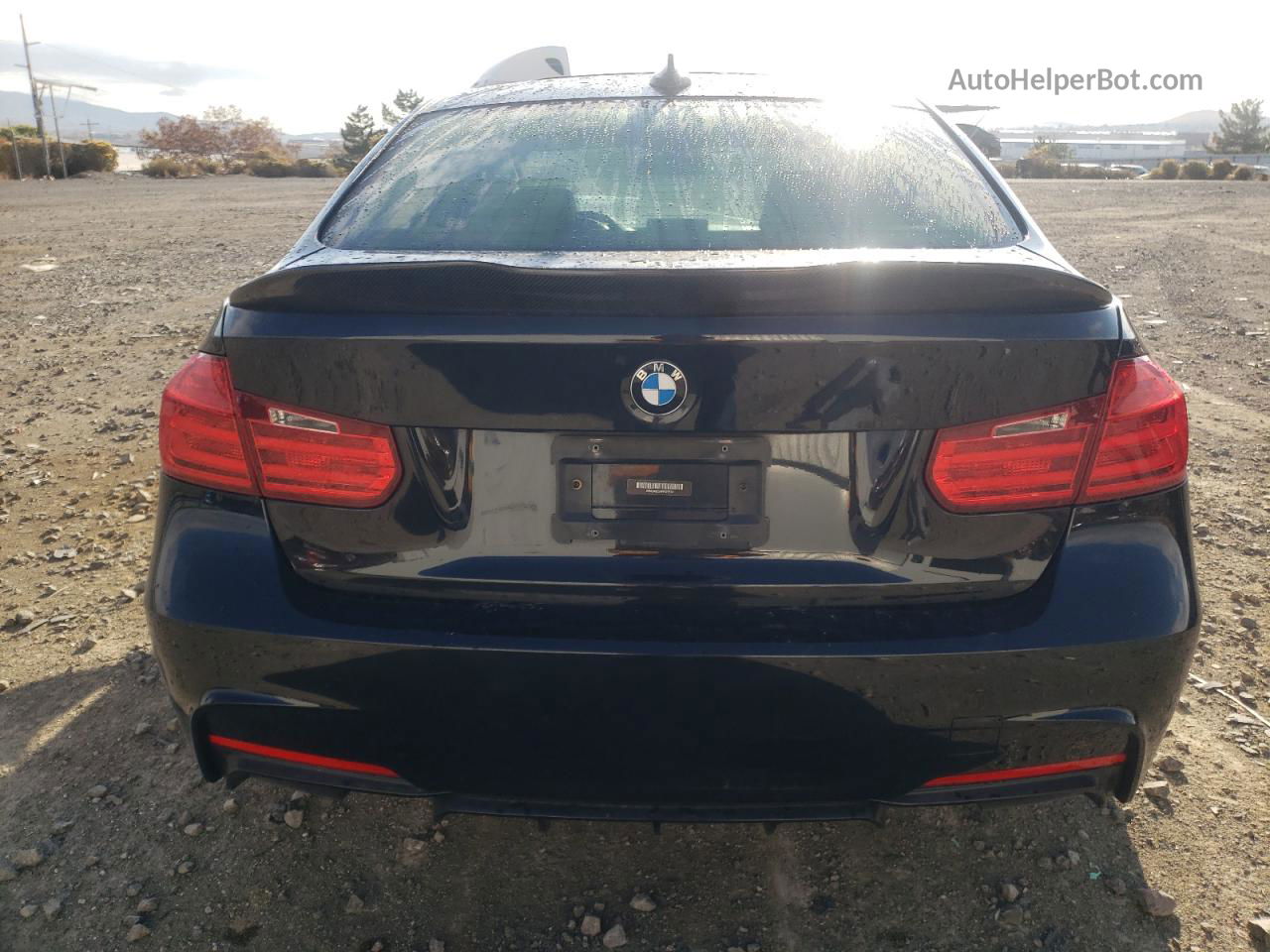 2014 Bmw 335 I Черный vin: WBA3A9C54EF478574