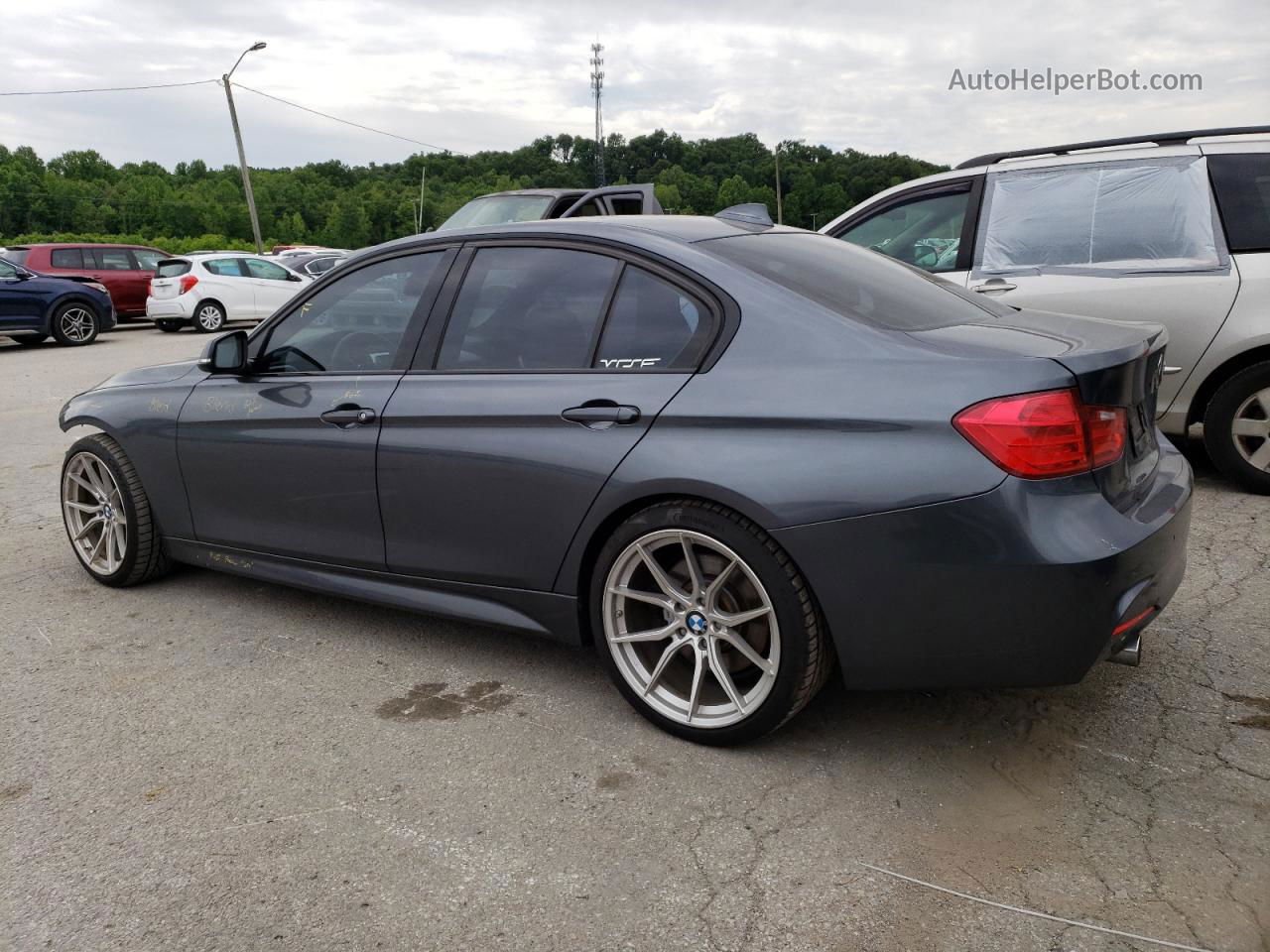 2014 Bmw 335 I Gray vin: WBA3A9C54EF478834