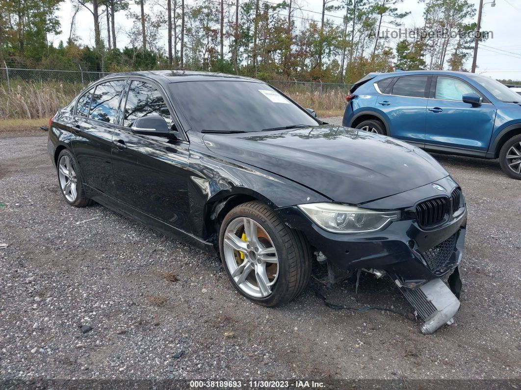 2015 Bmw 335i Черный vin: WBA3A9C54FKW74152