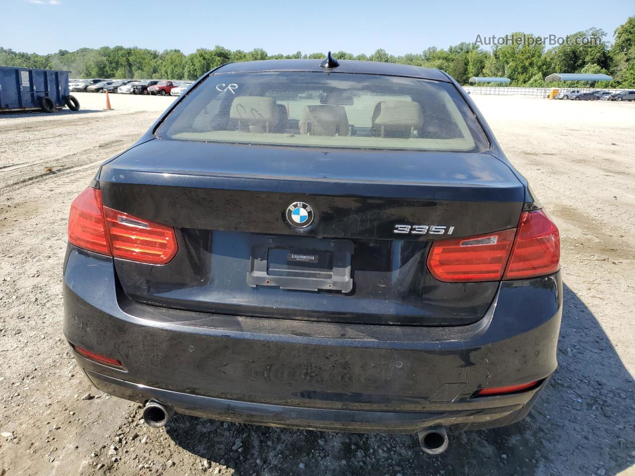 2014 Bmw 335 I Black vin: WBA3A9C55EF478017