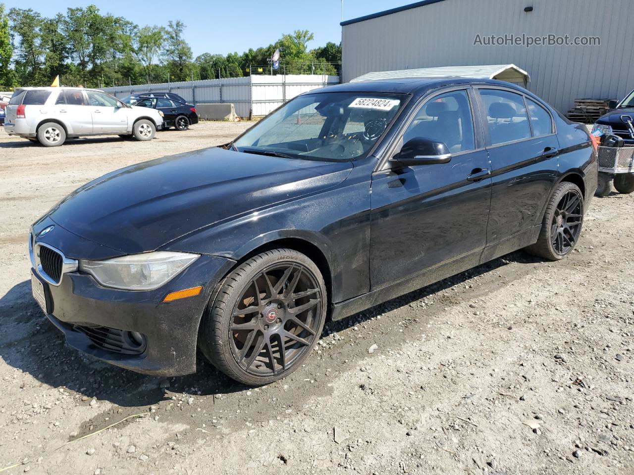 2014 Bmw 335 I Black vin: WBA3A9C55EF478017