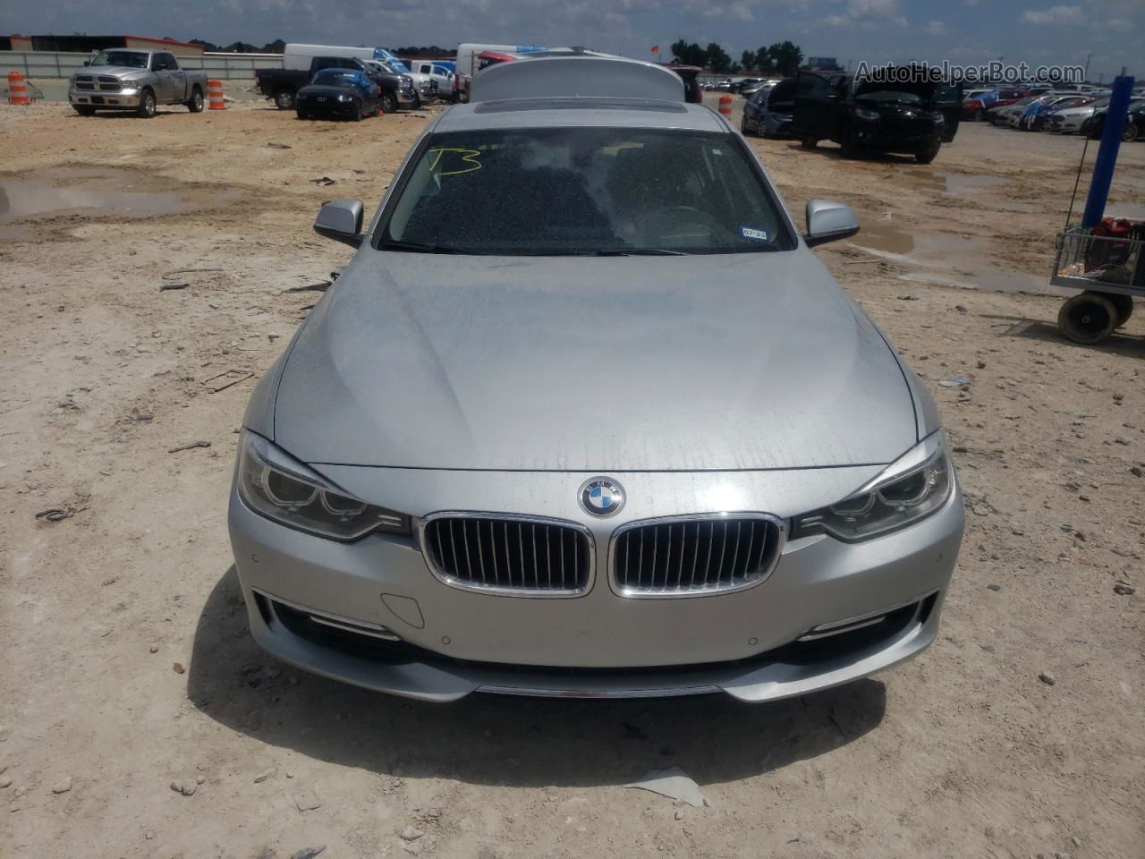 2013 Bmw 335 I Silver vin: WBA3A9C56DF475304