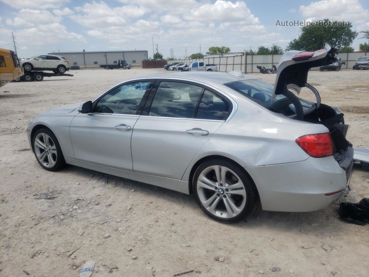 2013 Bmw 335 I Silver vin: WBA3A9C56DF475304