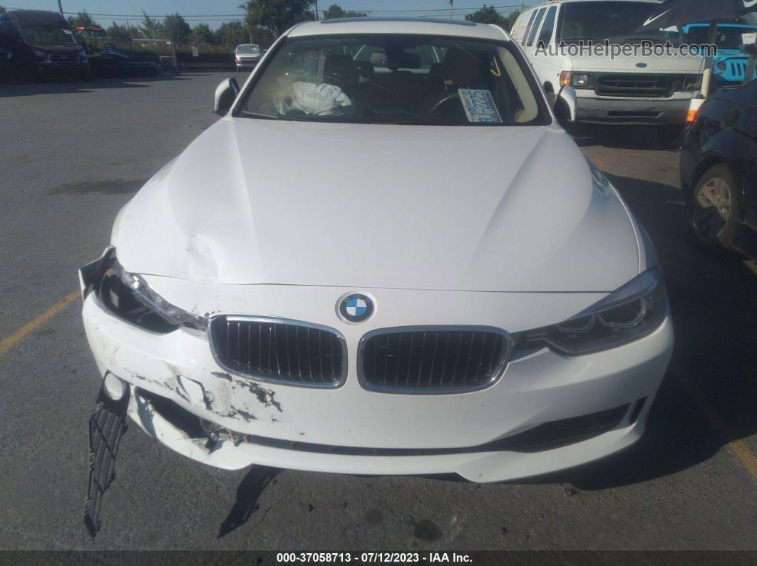 2012 Bmw 3 Series 335i White vin: WBA3A9C57CF077842