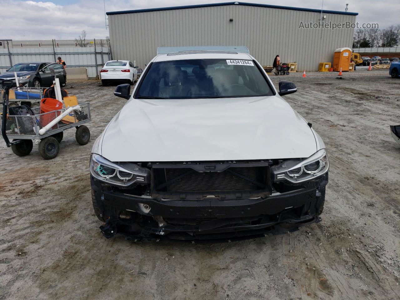 2012 Bmw 335 I White vin: WBA3A9C57CF270301