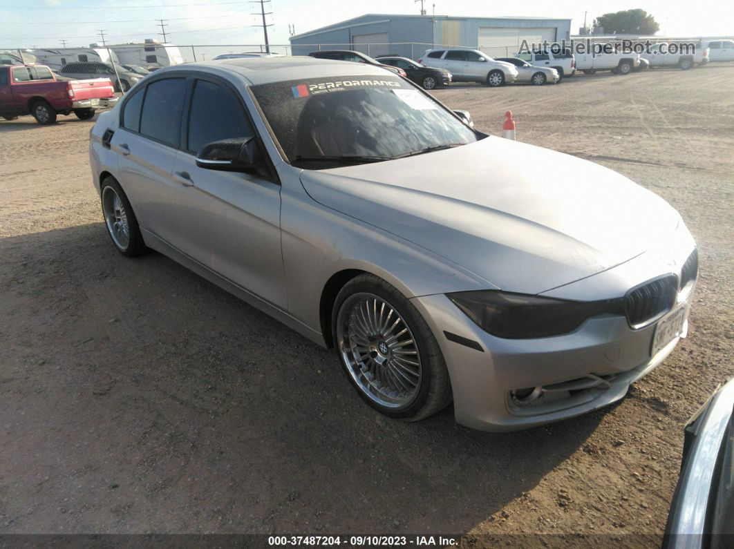 2012 Bmw 3 Series 335i Silver vin: WBA3A9C58CF270050