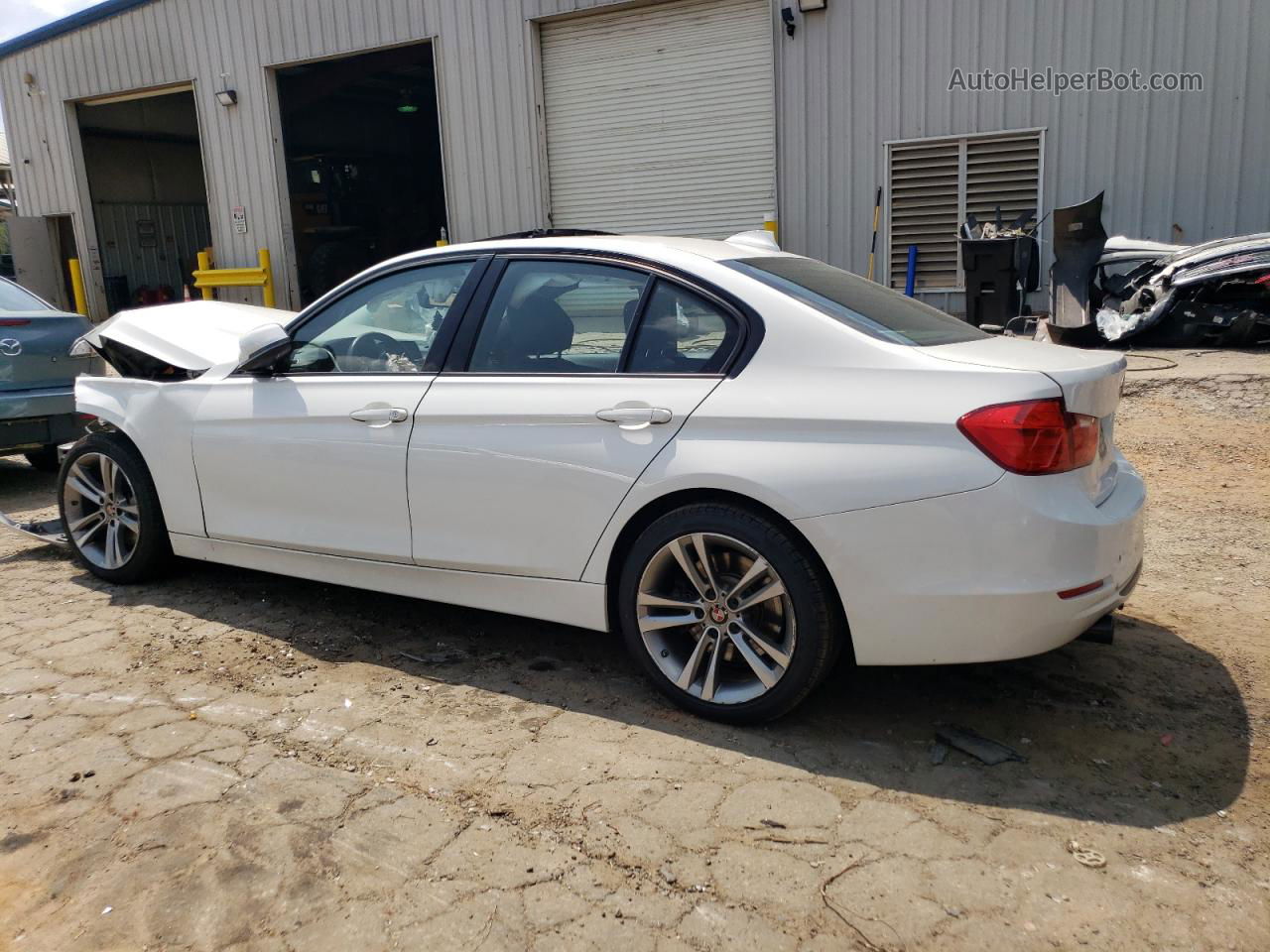 2012 Bmw 335 I White vin: WBA3A9C59CF270896