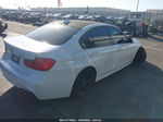 2014 Bmw 335i White vin: WBA3A9C59EF478344