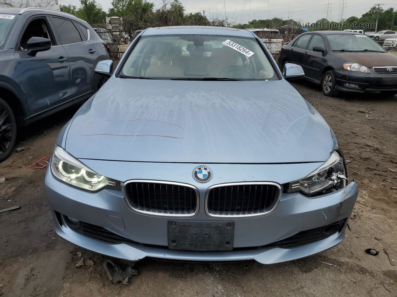 2014 Bmw 335 I Blue vin: WBA3A9C59EKW74033