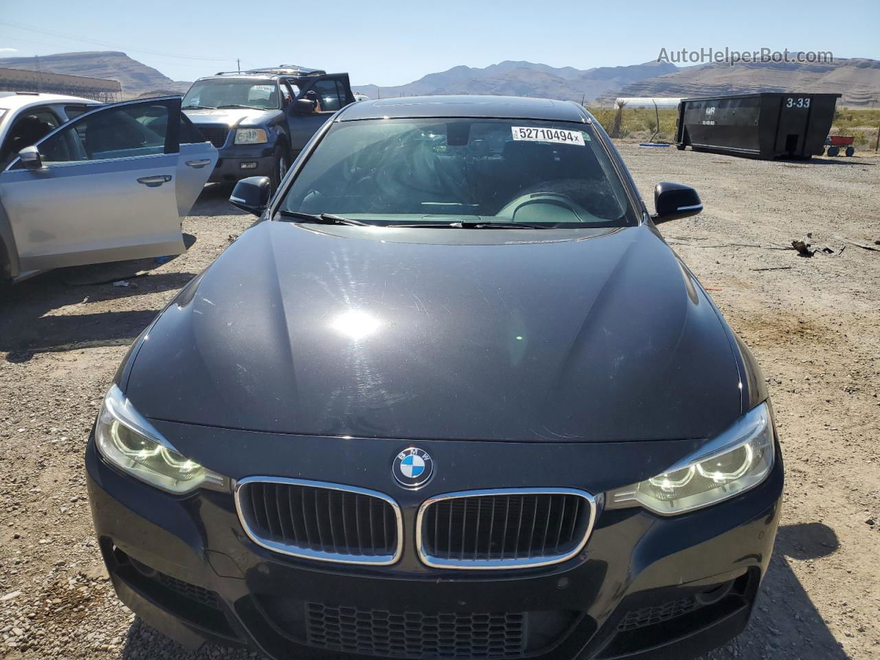 2015 Bmw 335 I Black vin: WBA3A9C59FK473220