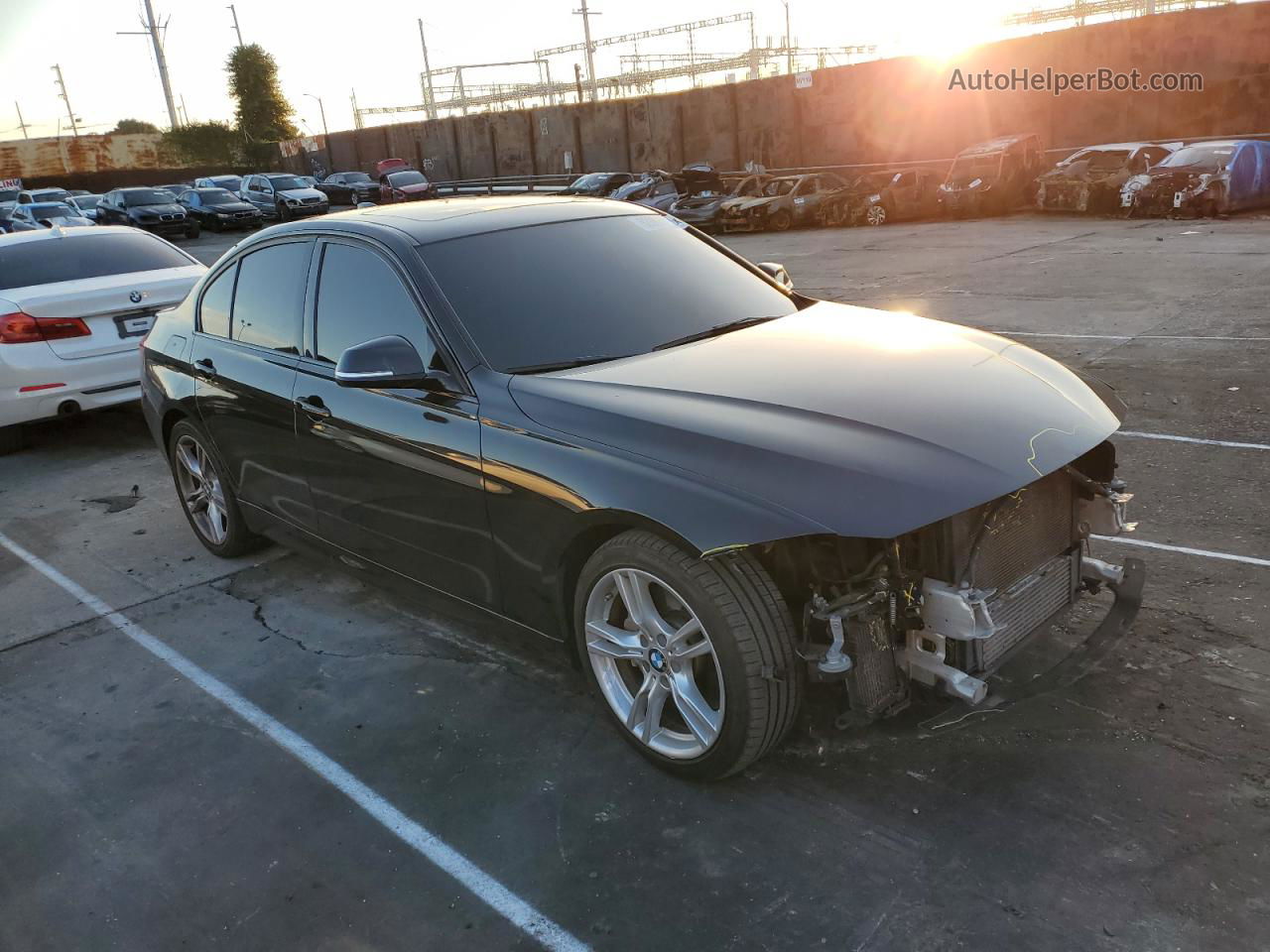 2015 Bmw 335 I Charcoal vin: WBA3A9C59FKW74681