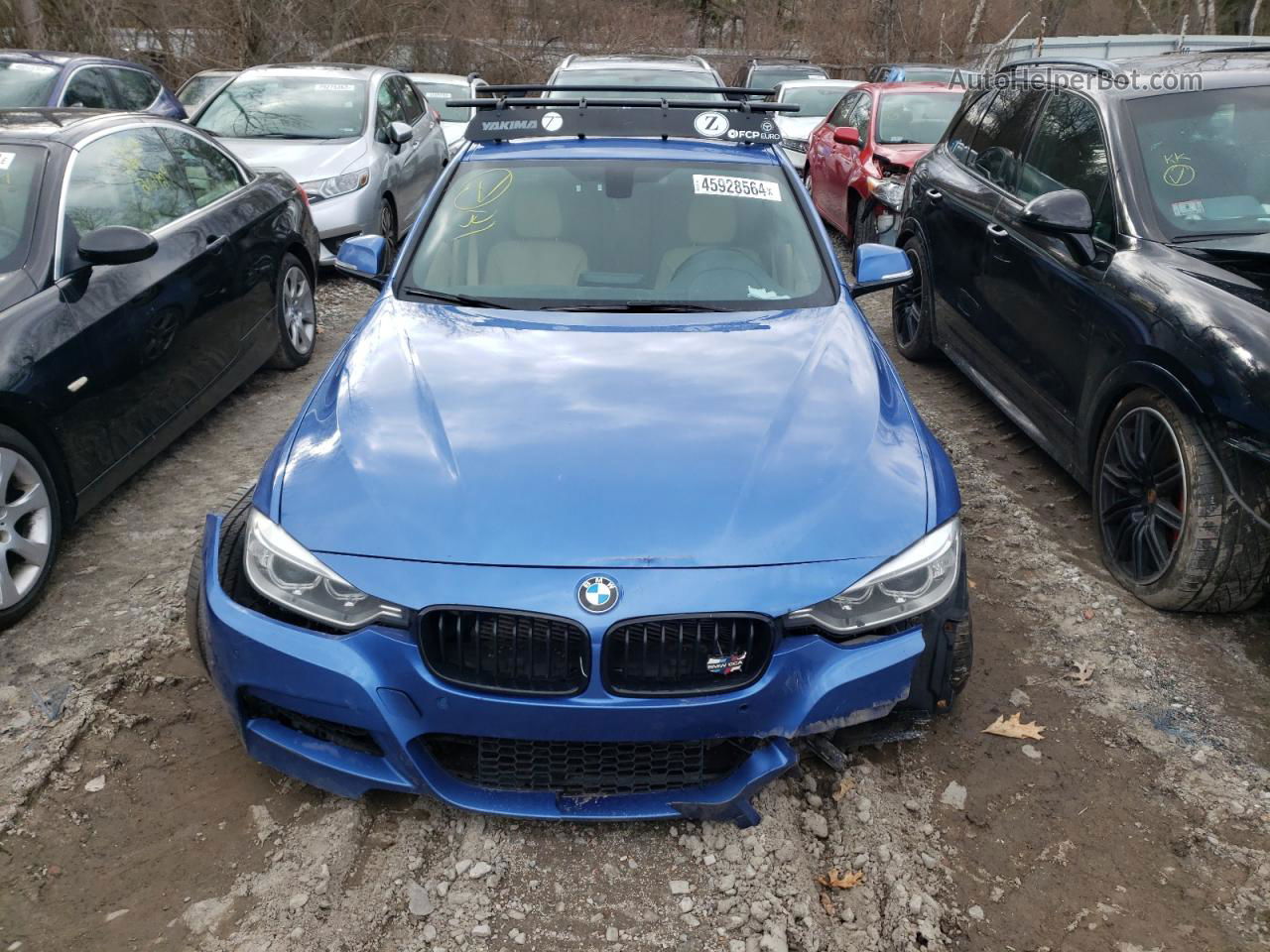 2013 Bmw 335 I Blue vin: WBA3A9C5XDF476620