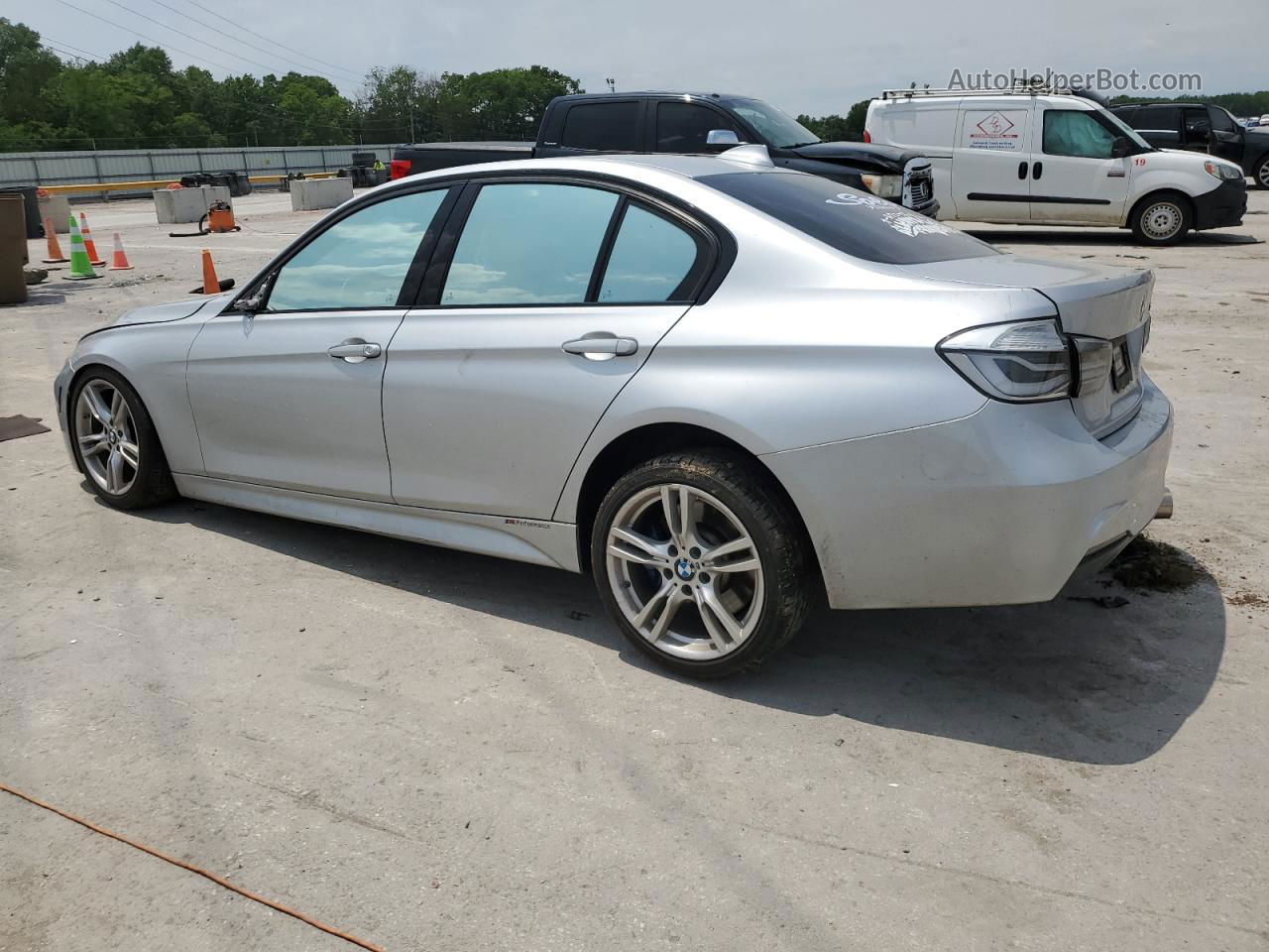 2014 Bmw 335 I Silver vin: WBA3A9C5XEF686376