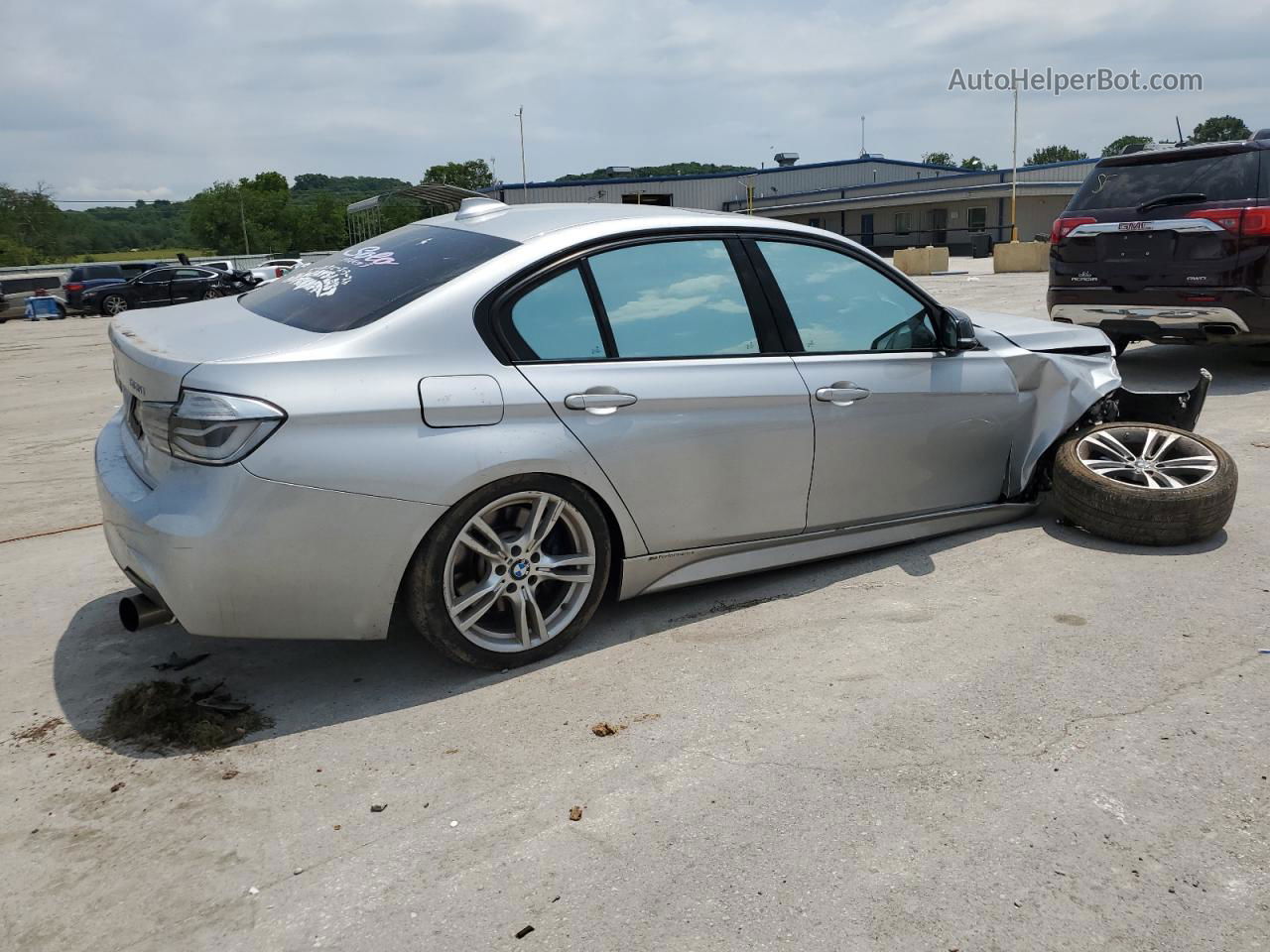 2014 Bmw 335 I Silver vin: WBA3A9C5XEF686376