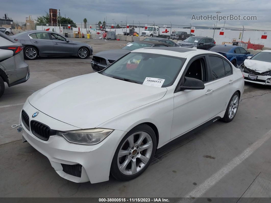 2012 Bmw 335i White vin: WBA3A9G51CNP35610