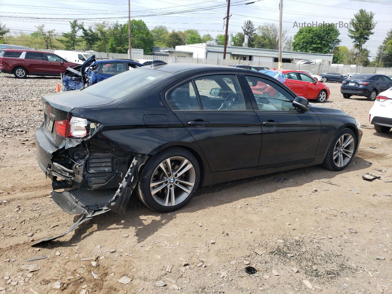 2012 Bmw 335 I Black vin: WBA3A9G52CNN73034