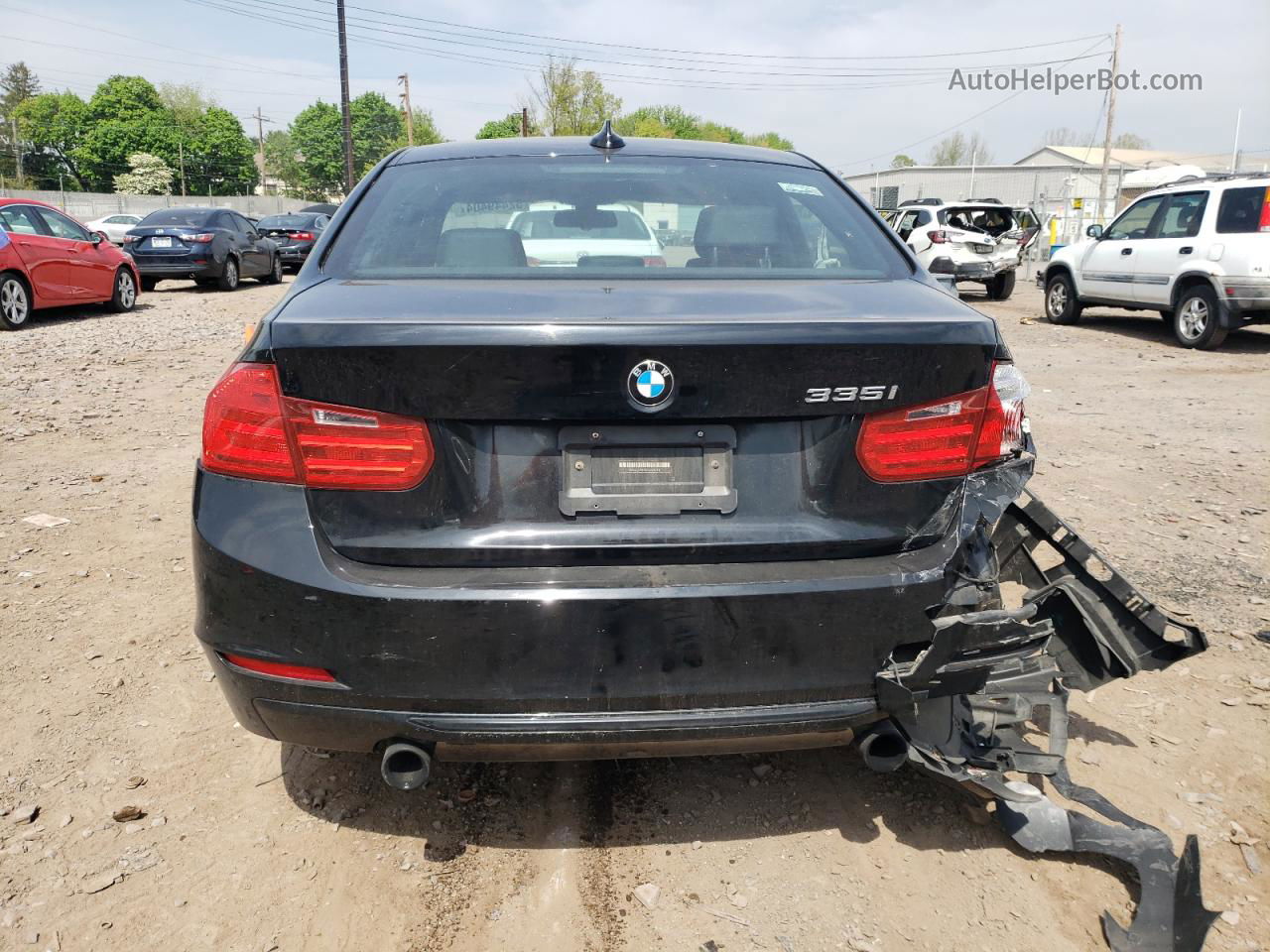 2012 Bmw 335 I Black vin: WBA3A9G52CNN73034